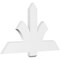 Ekena Millwork Redmond Architectural Grade PVC Gable Bracket, 48"W x 28"H x 2"D x 6"F, 14/12 Pitch GBP048X28X0206RED00 - alternate 1